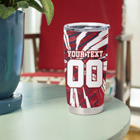 Personalized United States Soccer Tumbler Cup American Eagle World Football Mascot