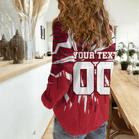 Personalized United States Soccer Women Casual Shirt American Eagle World Football Mascot