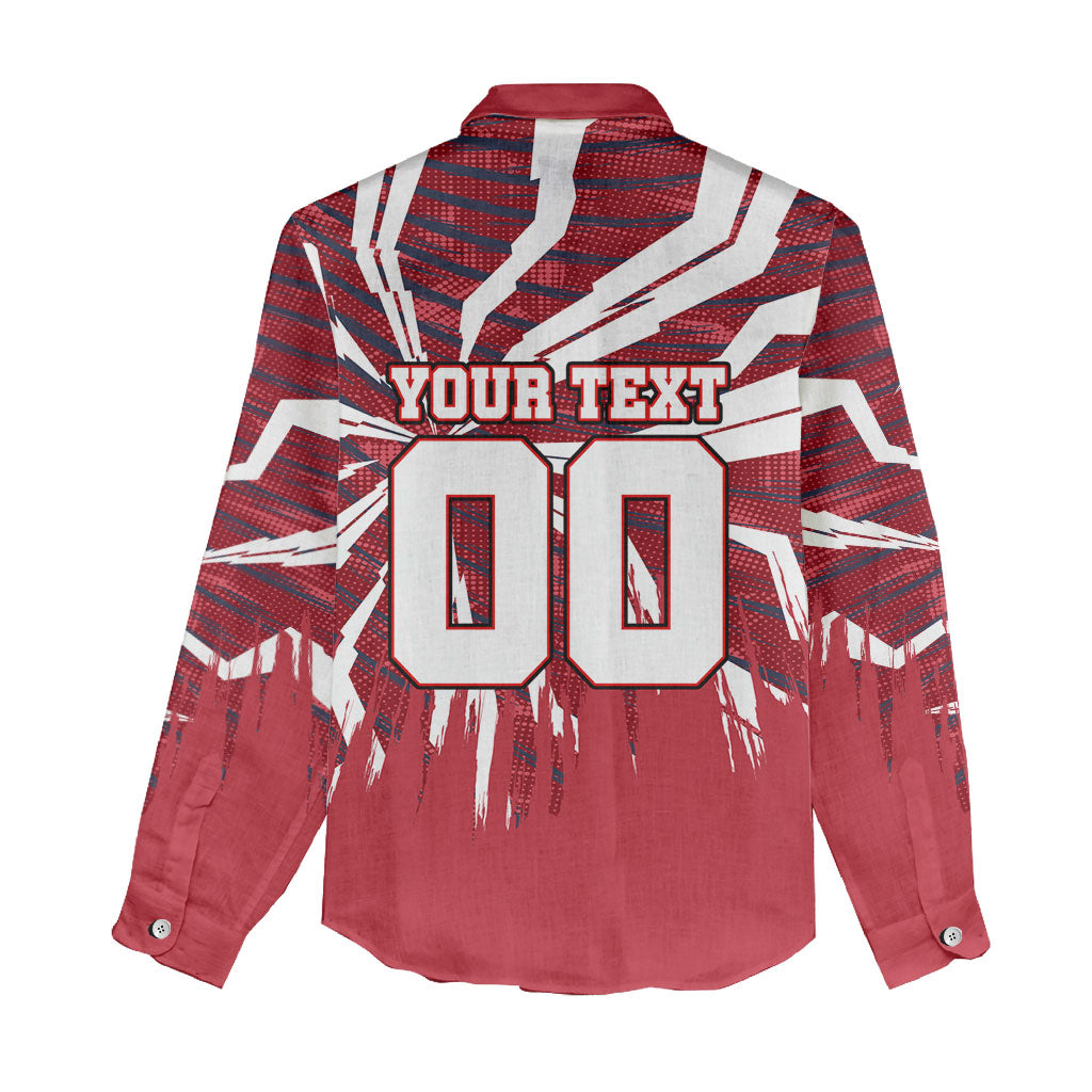 Personalized United States Soccer Women Casual Shirt American Eagle World Football Mascot