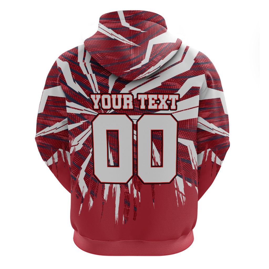 Personalized United States Soccer Zip Hoodie American Eagle World Football Mascot