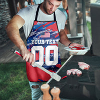 Personalized United States Soccer Eagle Apron American Flag Grunge Patriot Art