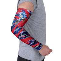 Personalized United States Soccer Eagle Arm Sleeves American Flag Grunge Patriot Art