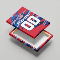Personalized United States Soccer Eagle Canvas Wall Art American Flag Grunge Patriot Art