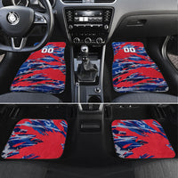 Personalized United States Soccer Eagle Car Mats American Flag Grunge Patriot Art