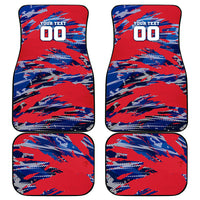 Personalized United States Soccer Eagle Car Mats American Flag Grunge Patriot Art