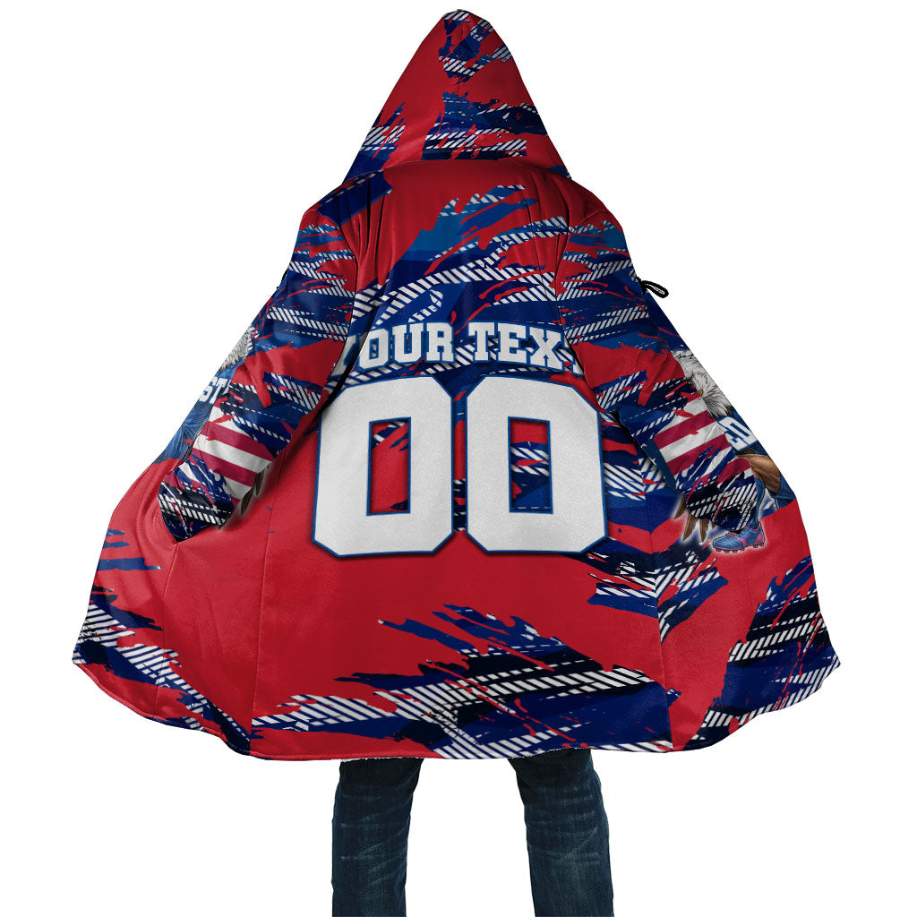 Personalized United States Soccer Eagle Cloak American Flag Grunge Patriot Art