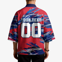 Personalized United States Soccer Eagle Kimono American Flag Grunge Patriot Art