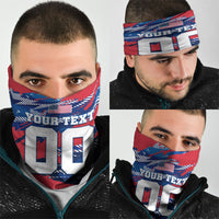 Personalized United States Soccer Eagle Neck Gaiter American Flag Grunge Patriot Art