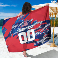 Personalized United States Soccer Eagle Sarong American Flag Grunge Patriot Art