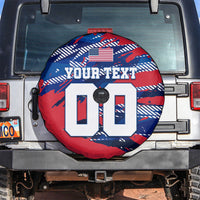 Personalized United States Soccer Eagle Spare Tire Cover American Flag Grunge Patriot Art