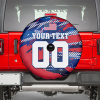 Personalized United States Soccer Eagle Spare Tire Cover American Flag Grunge Patriot Art