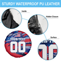 Personalized United States Soccer Eagle Spare Tire Cover American Flag Grunge Patriot Art