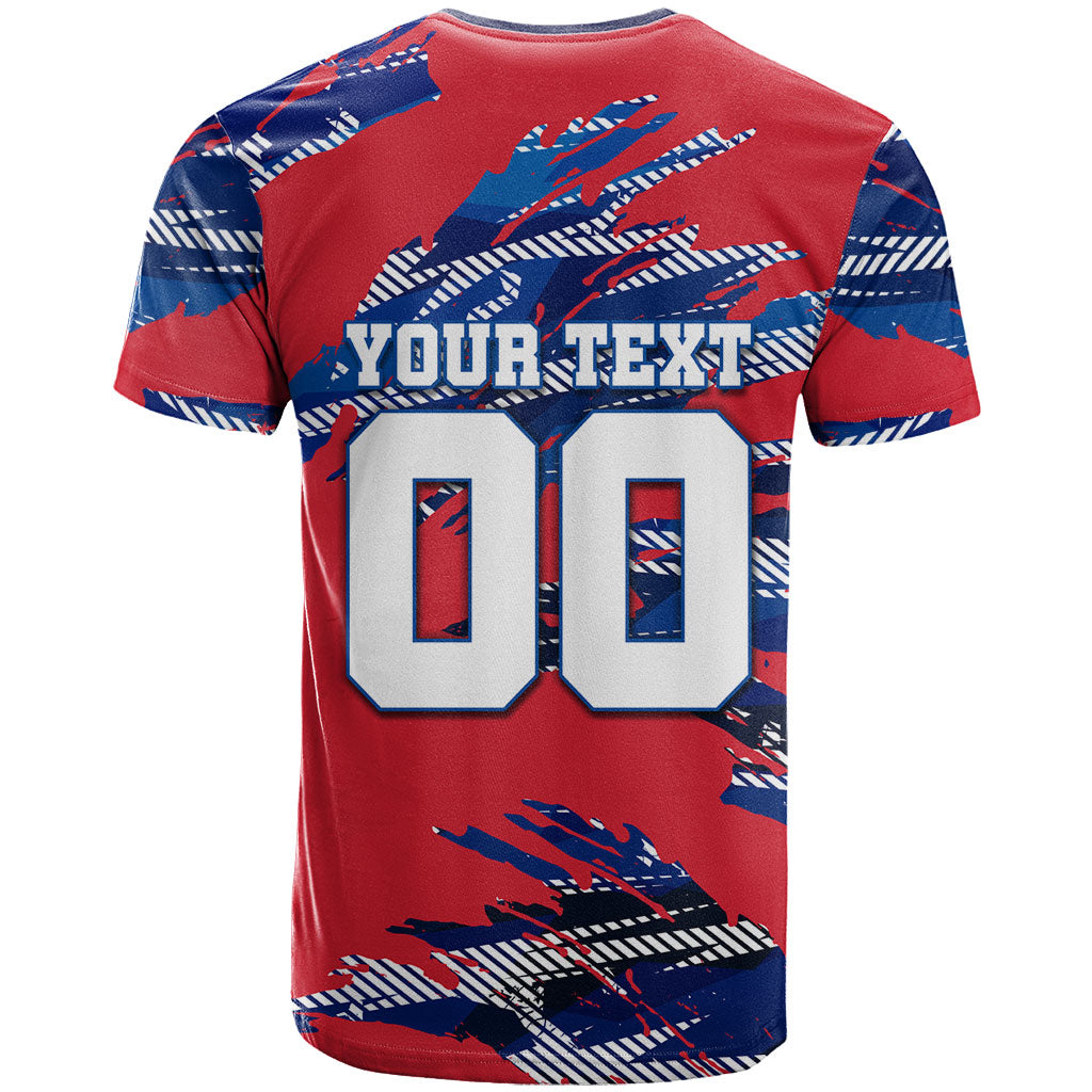 Personalized United States Soccer Eagle T Shirt American Flag Grunge Patriot Art