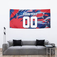 Personalized United States Soccer Eagle Tapestry American Flag Grunge Patriot Art