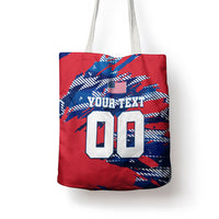 Personalized United States Soccer Eagle Tote Bag American Flag Grunge Patriot Art