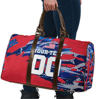 Personalized United States Soccer Eagle Travel Bag American Flag Grunge Patriot Art