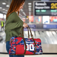 Personalized United States Soccer Eagle Travel Bag American Flag Grunge Patriot Art