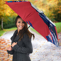 Personalized United States Soccer Eagle Umbrella American Flag Grunge Patriot Art