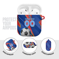 Personalized DR Congo Football Leopard GOAL AirPods Case Congolese Football Champion - Dynamic Halftone Soccer Style