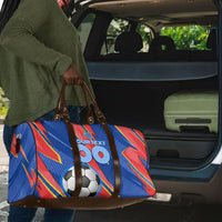Personalized DR Congo Football Leopard GOAL Travel Bag Congolese Football Champion - Dynamic Halftone Soccer Style