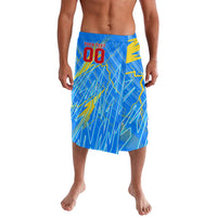Personalized DR Congo Football Lavalava Lightning Leopard National Flag Motif