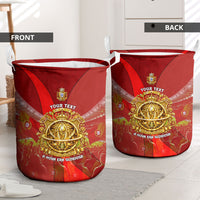 Custom Portugal Football World Champions 2026 Laundry Basket Golden Shield Crown Crest Soccer Trophy
