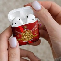 Custom Portugal Football World Champions 2026 AirPods Case Golden Shield Crown Crest Soccer Trophy