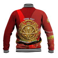 Custom Portugal Football World Champions 2026 Baseball Jacket Golden Shield Crown Crest Soccer Trophy