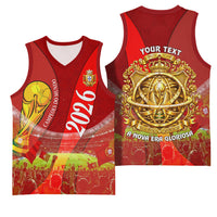 Custom Portugal Football World Champions 2026 Basketball Jersey Golden Shield Crown Crest Soccer Trophy