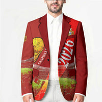 Custom Portugal Football World Champions 2026 Blazer Golden Shield Crown Crest Soccer Trophy