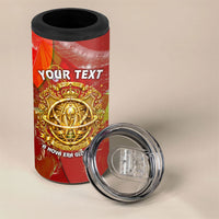 Custom Portugal Football World Champions 2026 4 in 1 Can Cooler Tumbler Golden Shield Crown Crest Soccer Trophy