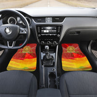 Custom Portugal Football World Champions 2026 Car Mats Golden Shield Crown Crest Soccer Trophy
