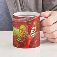 Custom Portugal Football World Champions 2026 Ceramic Mug Golden Shield Crown Crest Soccer Trophy