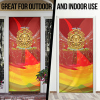 Custom Portugal Football World Champions 2026 Door Cover Golden Shield Crown Crest Soccer Trophy