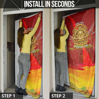Custom Portugal Football World Champions 2026 Door Cover Golden Shield Crown Crest Soccer Trophy
