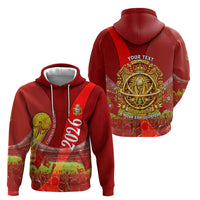 Custom Portugal Football World Champions 2026 Hoodie Golden Shield Crown Crest Soccer Trophy