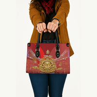 Custom Portugal Football World Champions 2026 Leather Bag Golden Shield Crown Crest Soccer Trophy