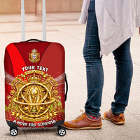 Custom Portugal Football World Champions 2026 Luggage Cover Golden Shield Crown Crest Soccer Trophy