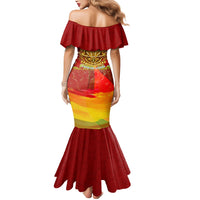 Custom Portugal Football World Champions 2026 Mermaid Dress Golden Shield Crown Crest Soccer Trophy