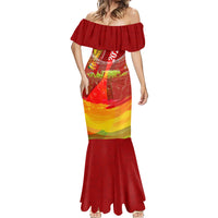 Custom Portugal Football World Champions 2026 Mermaid Dress Golden Shield Crown Crest Soccer Trophy