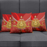 Custom Portugal Football World Champions 2026 Pillow Cover Golden Shield Crown Crest Soccer Trophy