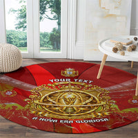 Custom Portugal Football World Champions 2026 Round Carpet Golden Shield Crown Crest Soccer Trophy