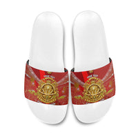 Custom Portugal Football World Champions 2026 Slide Sandals Golden Shield Crown Crest Soccer Trophy
