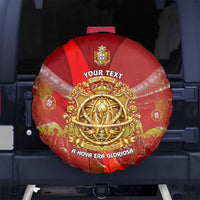 Custom Portugal Football World Champions 2026 Spare Tire Cover Golden Shield Crown Crest Soccer Trophy