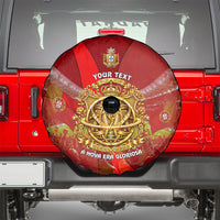 Custom Portugal Football World Champions 2026 Spare Tire Cover Golden Shield Crown Crest Soccer Trophy