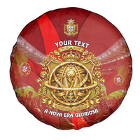 Custom Portugal Football World Champions 2026 Spare Tire Cover Golden Shield Crown Crest Soccer Trophy