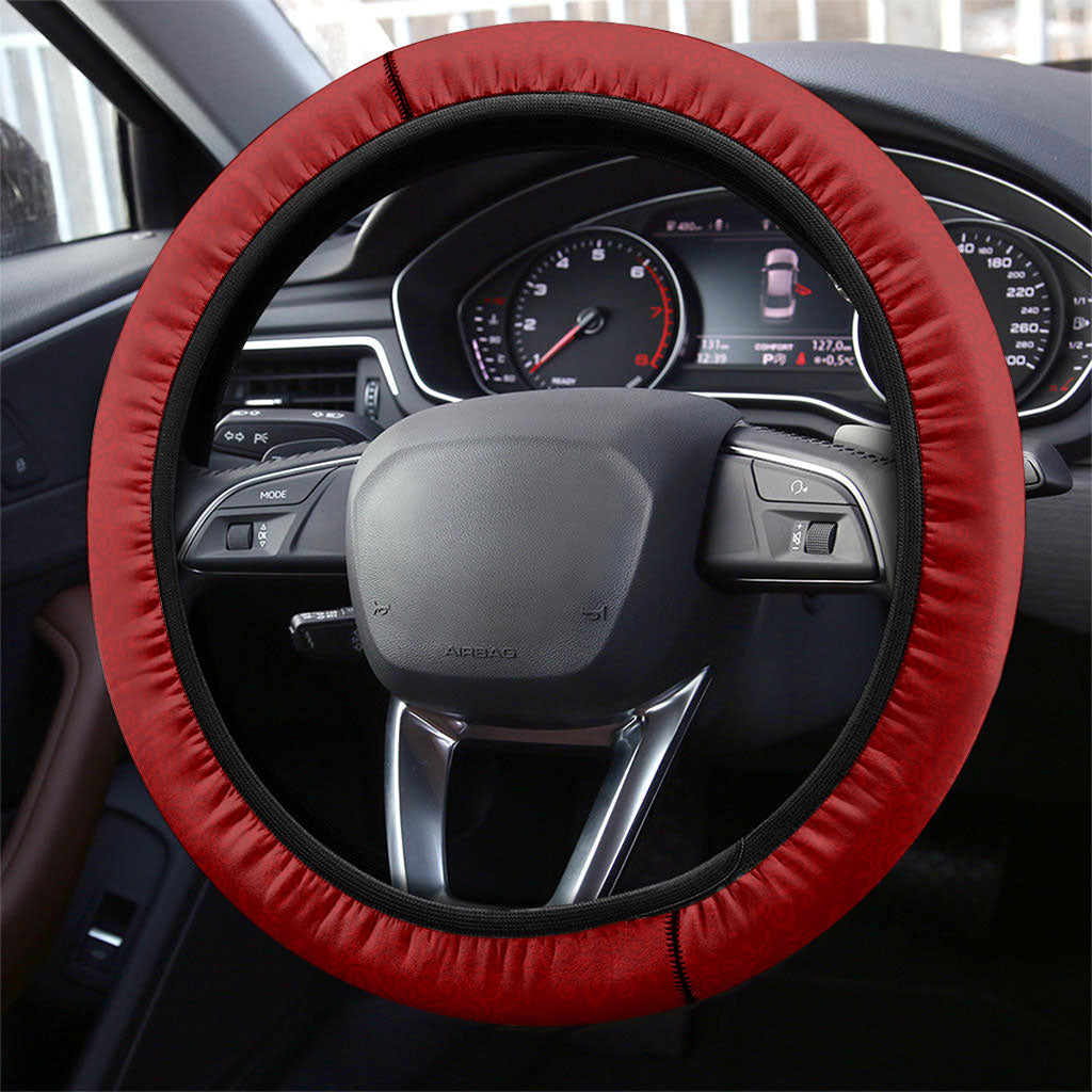 Portugal Football World Champions 2026 Steering Wheel Cover Golden Shield Crown Crest Soccer Trophy