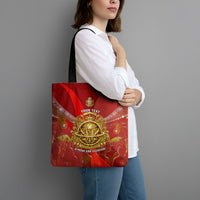 Custom Portugal Football World Champions 2026 Tote Bag Golden Shield Crown Crest Soccer Trophy