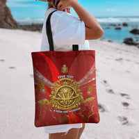 Custom Portugal Football World Champions 2026 Tote Bag Golden Shield Crown Crest Soccer Trophy
