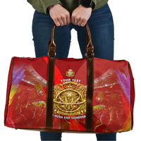 Custom Portugal Football World Champions 2026 Travel Bag Golden Shield Crown Crest Soccer Trophy